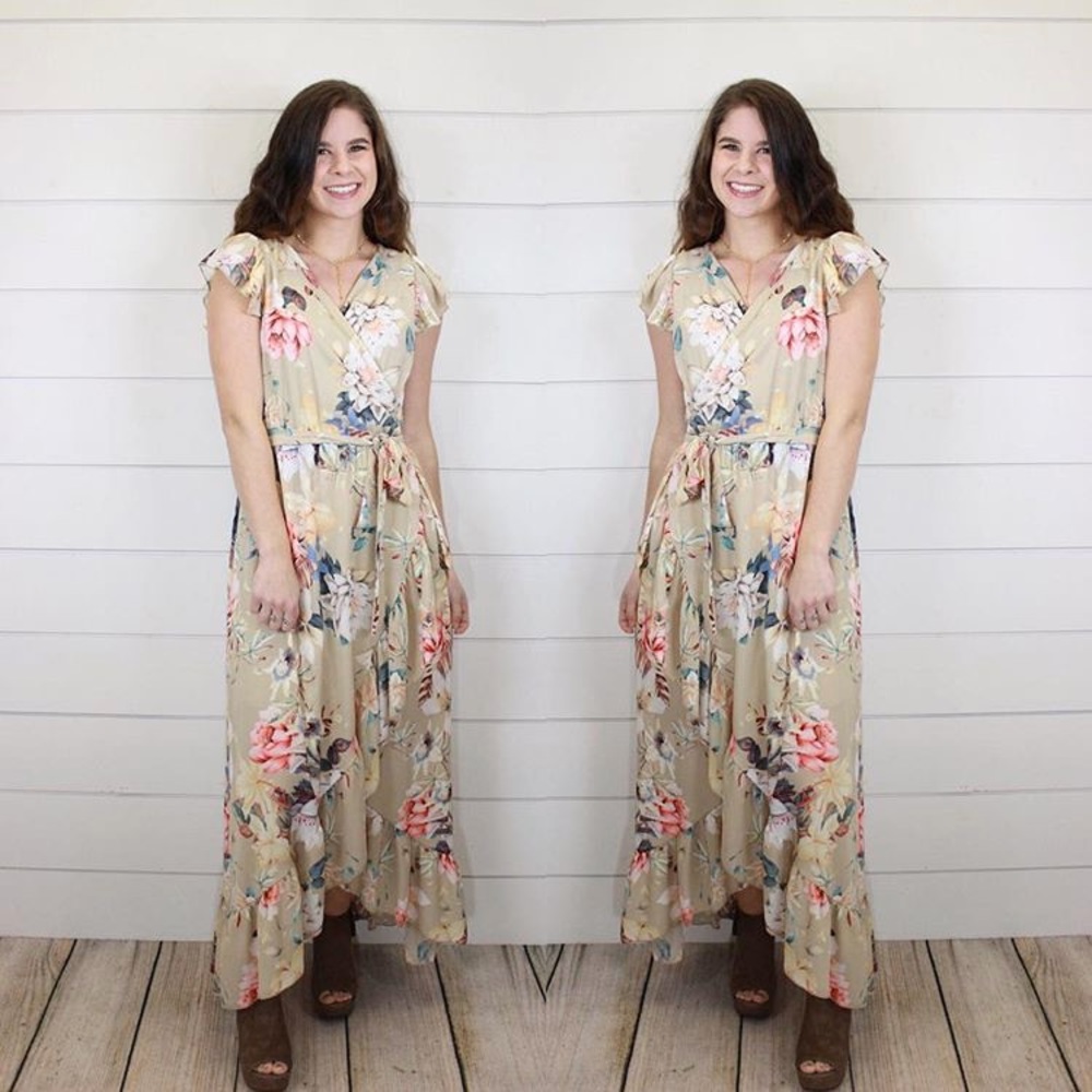 Peach Love California maxi dress